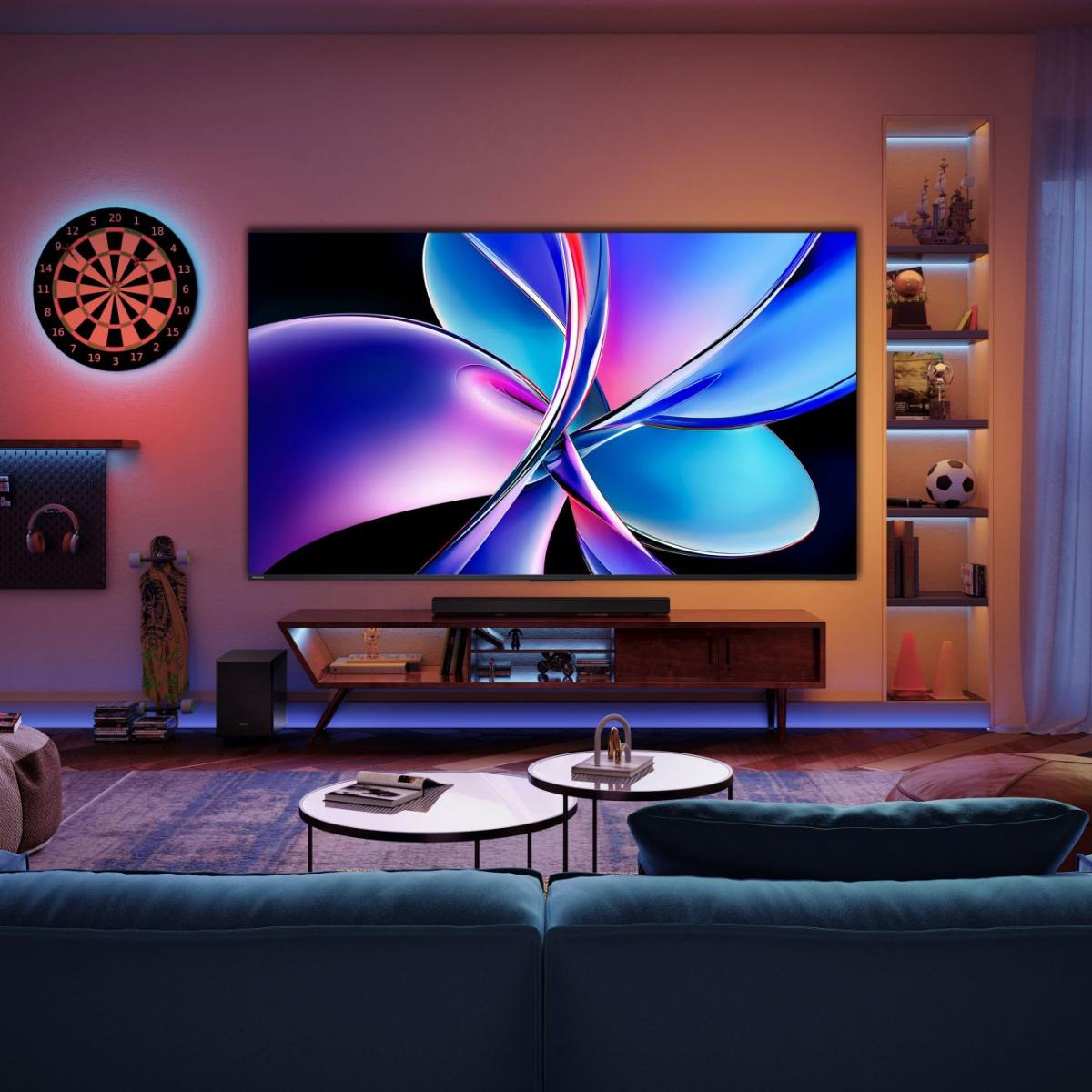 *Lieferung bis in Ihre Wohnung* Hisense E7Q PRO Hi-QLED 2,53 m (100") 4K Ultra HD Smart-TV, Schwarz *Lieferung bis in Ihre Wohnung* Hisense E7Q PRO Hi-QLED 2,53 m (100") 4K Ultra HD Smart-TV, Schwarz