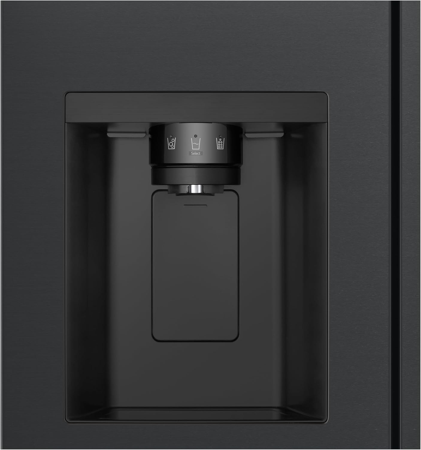 %Sale% LG GSLC41EPPE Side-by-Side Kühlschrank mit Wasserspender 641 l, Essence Matte Black