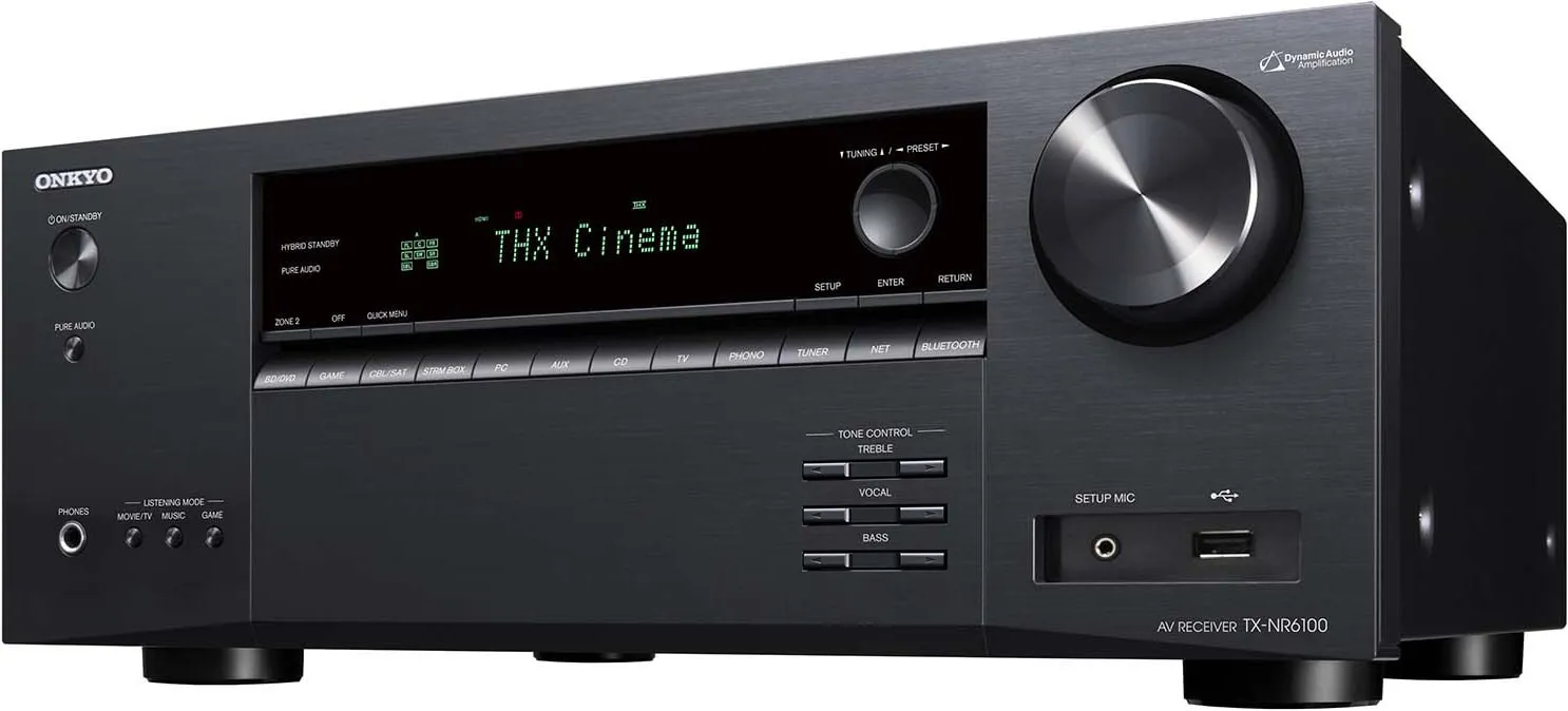 Onkyo TX-NR6100 AV Receiver 7.2ch, Schwarz - B Ware [wie neu]