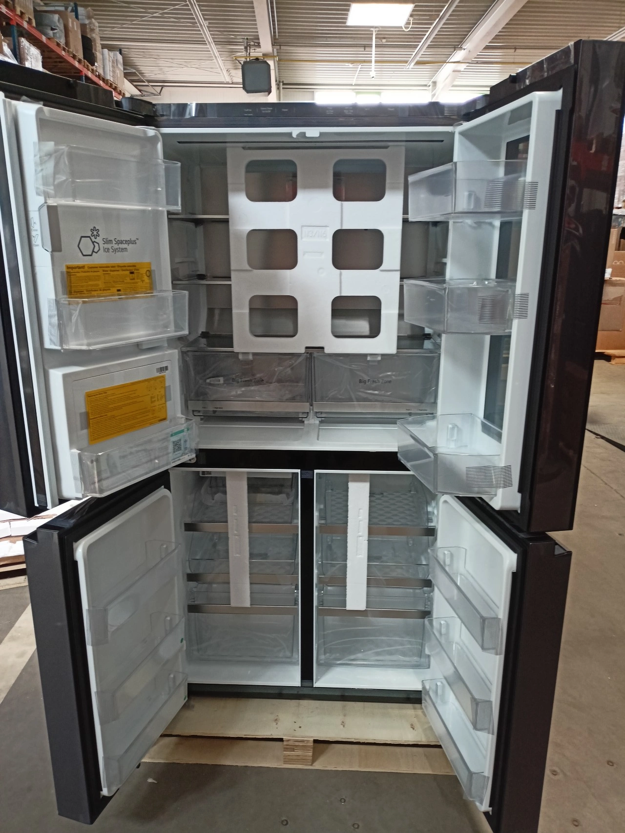 LG GMG960EVEE Side-by-Side Kühlschrank mit InstaView® 638 L - B Ware [sehr gut]