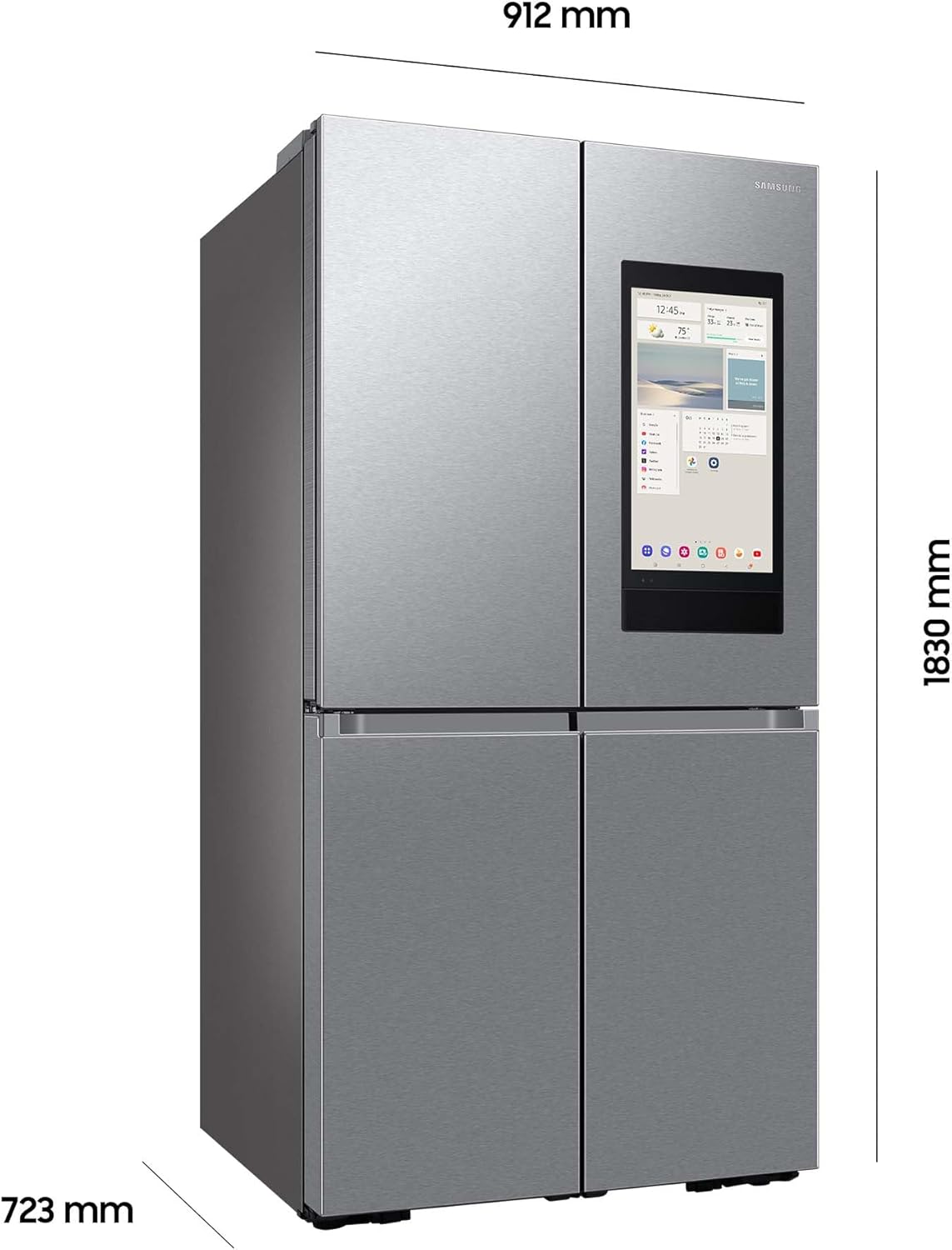 %Sale% Samsung RF65DG9H0ESREF French Door Kühlgefrierkombination (E, 182,5 cm hoch, Edelstahl) %Sale% Samsung RF65DG9H0ESREF French Door Kühlgefrierkombination (E, 182,5 cm hoch, Edelstahl)