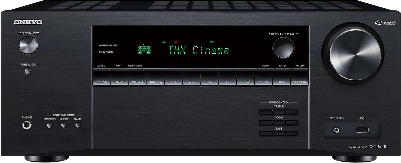 Onkyo TX-NR6100 AV Receiver 7.2ch, Schwarz - B Ware [wie neu]