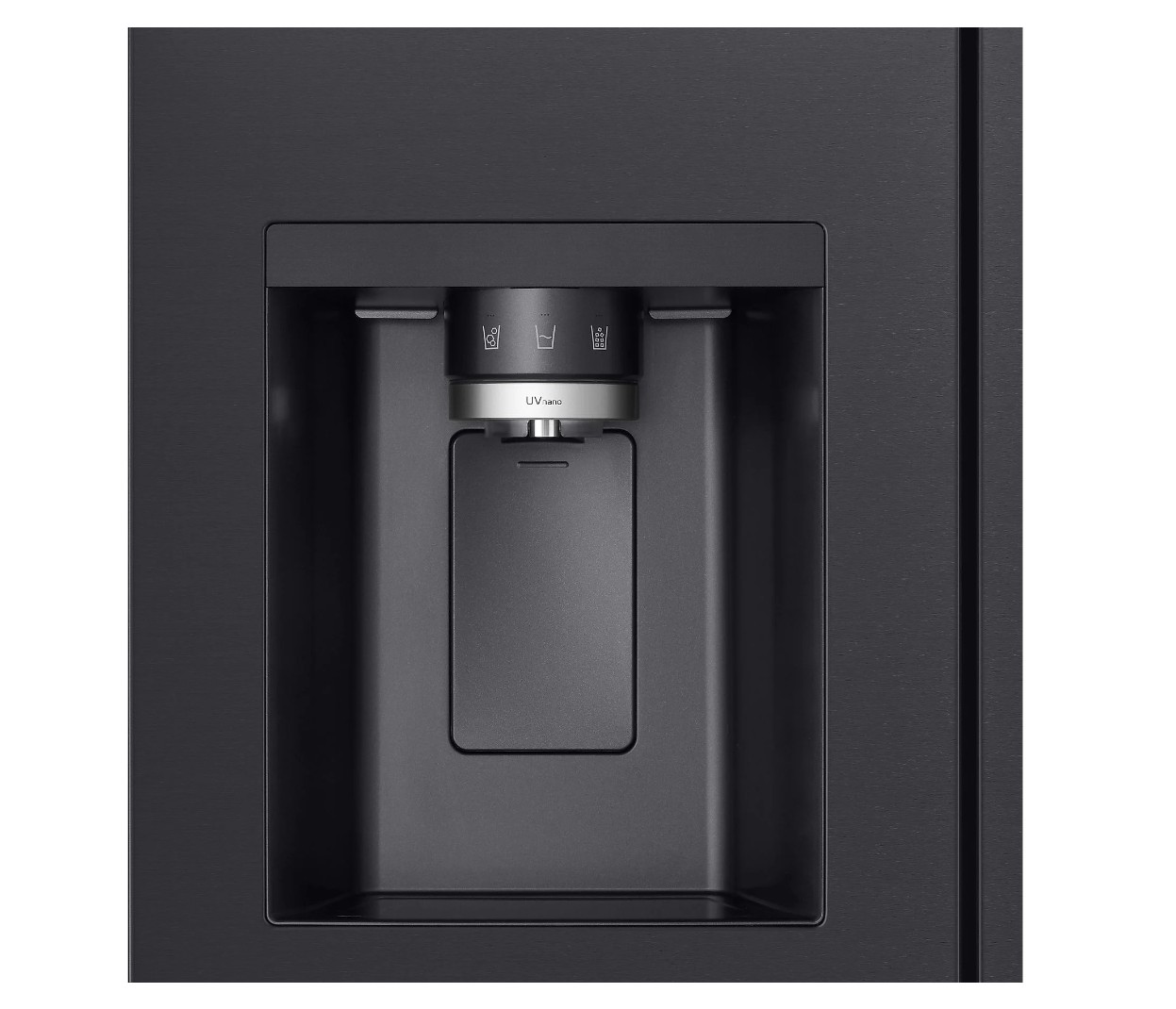 LG GSLE91EVAB Side-by-Side Kühlkombination 623 l, Essence Black Steel - B Ware [sehr gut]