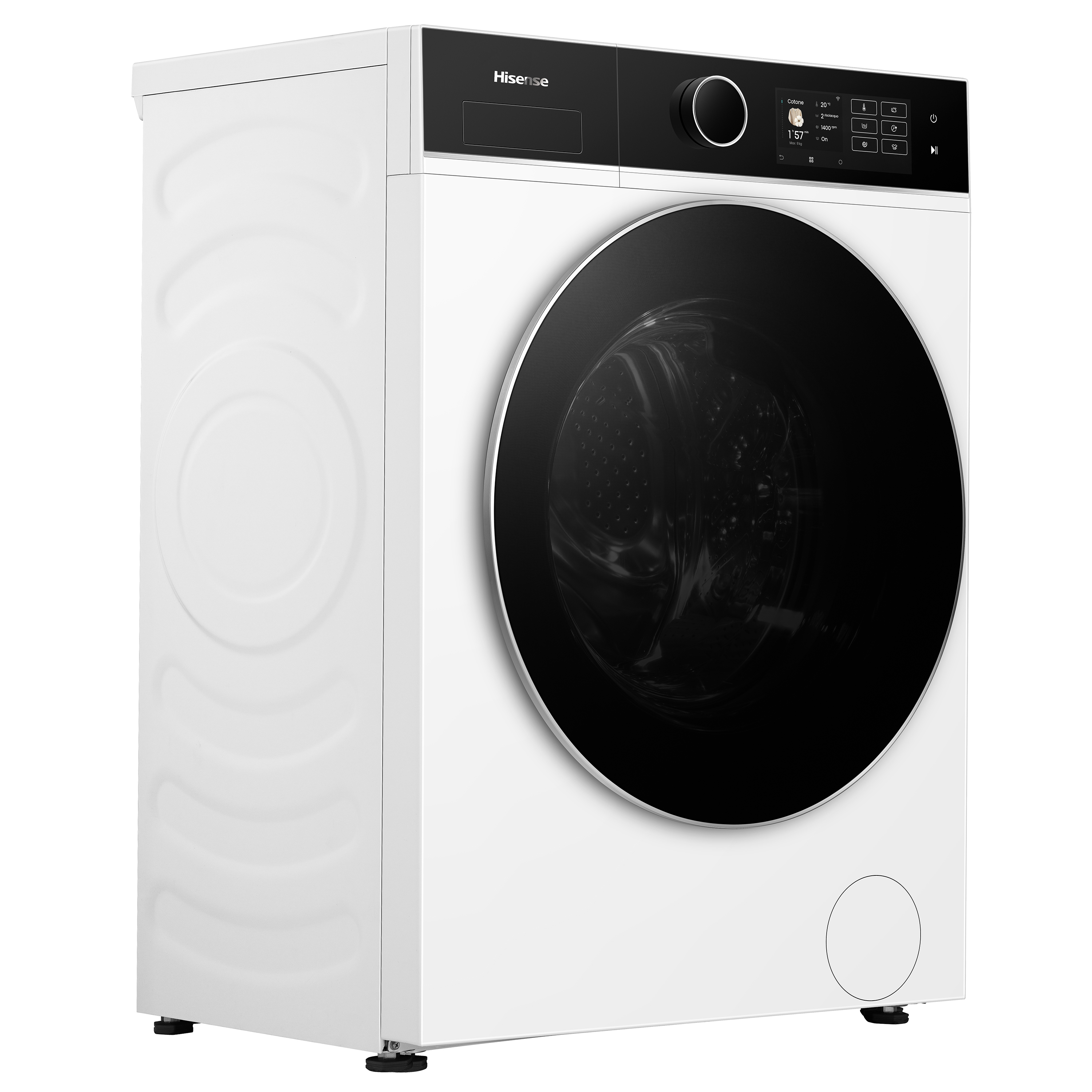 Hisense WF5I8043BWF Waschmaschine 8 kg, Weiß