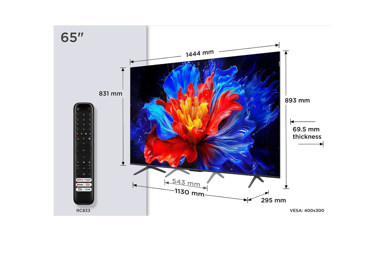 !!!Aktion!!! TCL 65P8K aka 65T8C QLED Direct-LED 165,1 cm (65") 4K Ultra HD Smart-TV, Metal !!!Aktion!!! TCL 65P8K aka 65T8C QLED Direct-LED 165,1 cm (65") 4K Ultra HD Smart-TV, Metal