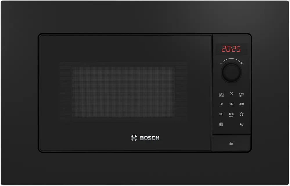 Bosch Serie 2 BFL623MB4 Einbau-Mikrowelle 800W, Schwarz