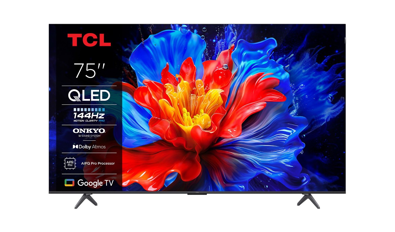 !!!Aktion!!! TCL 75P8K aka 75T8C QLED Direct-LED 190,5 cm (75") 4K Ultra HD Smart-TV, Schwarz