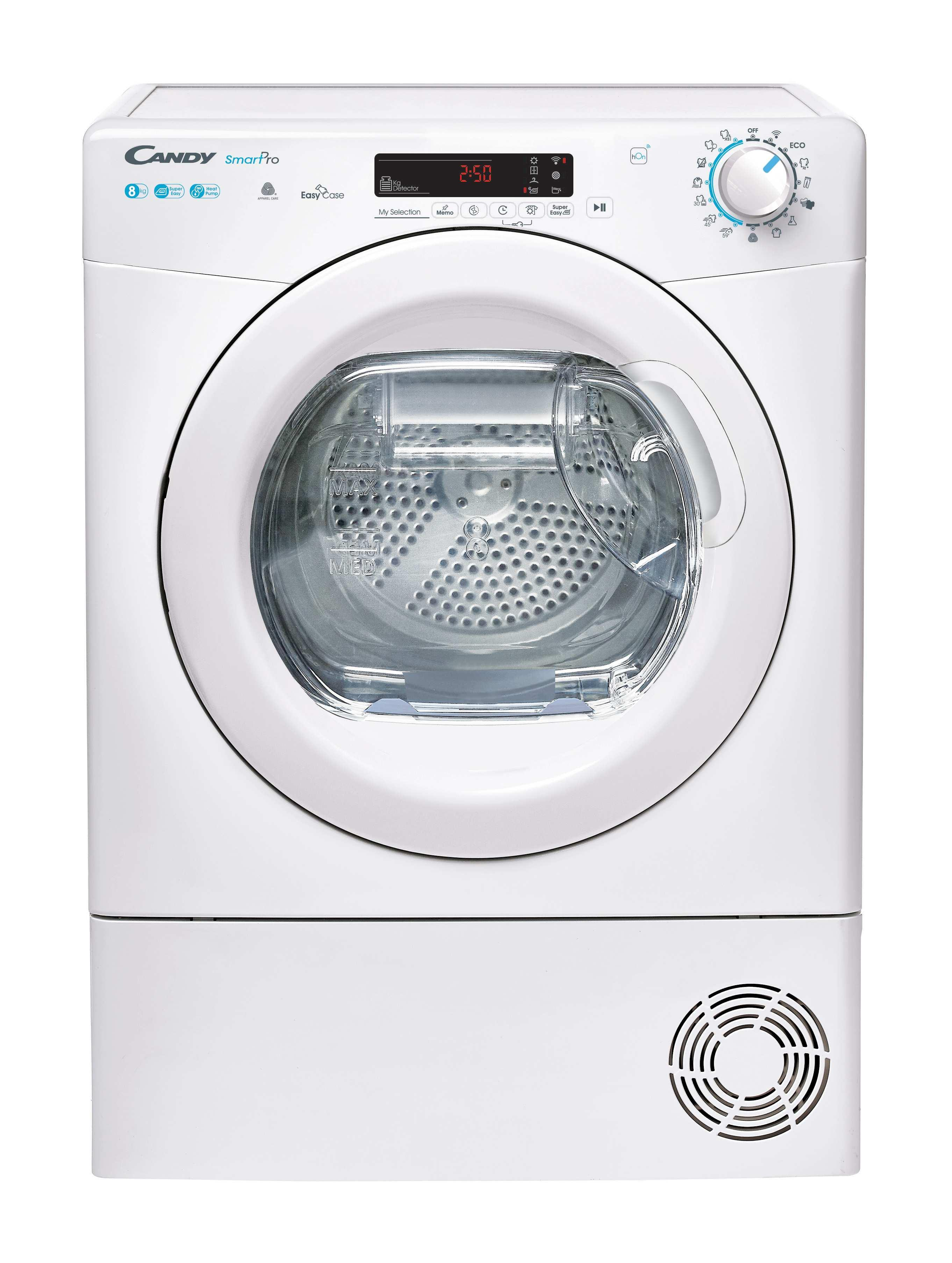 Candy Smart Pro CSOE H8A2DE-S Wärmepumpentrockner 8 kg, Weiß Candy Smart Pro CSOE H8A2DE-S Wärmepumpentrockner 8 kg, Weiß